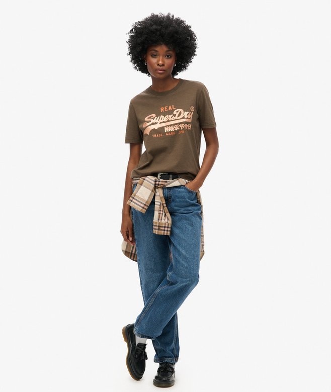 superdry Camiseta con gráfico logotipo VL y adornos Venta caliente