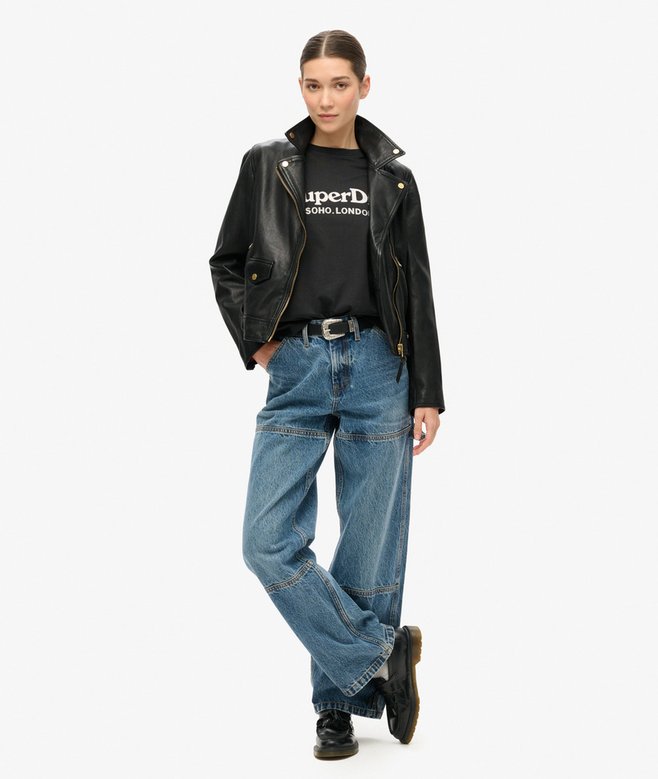 superdry Camiseta de corte relajado con acabado metalizado Venue Rebajas baratas