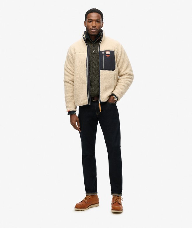 superdry Forro polar con cremallera integral Vintage Retro COMPRAR AHORA