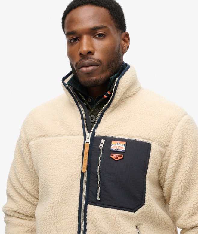 superdry Forro polar con cremallera integral Vintage Retro COMPRAR AHORA