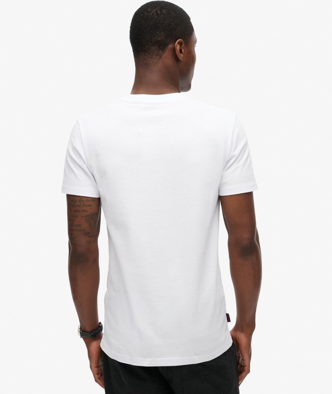 superdry Camiseta de algodón orgánico con logotipo Essential ÚLTIMAS EDICIONES