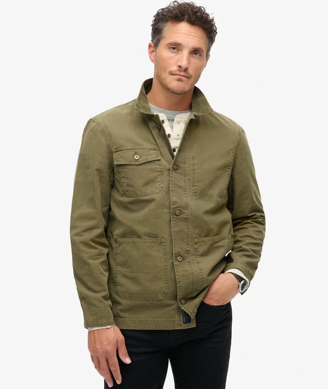 superdry Chaqueta de trabajo de algodón Merchant Store Último día