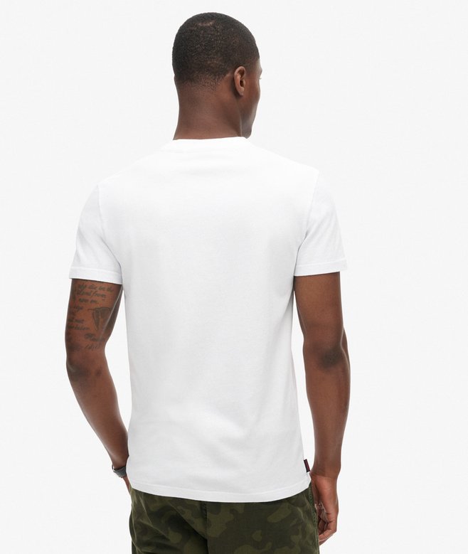 superdry Camiseta de algodón orgánico con logotipo Essential Precio de fábrica
