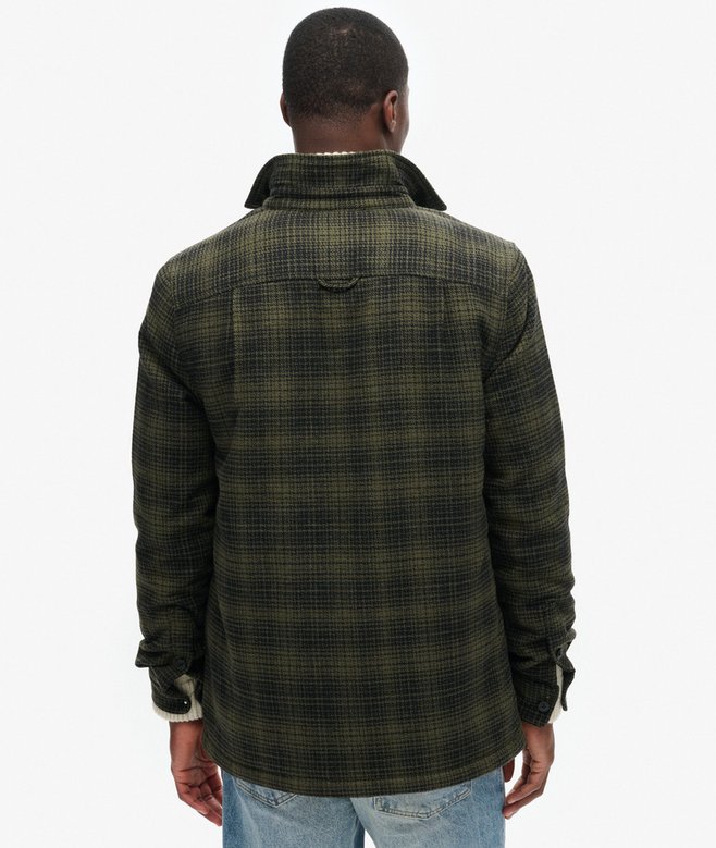 superdry Sobrecamisa a cuadros de lana forrada de tejido polar Solo hoy