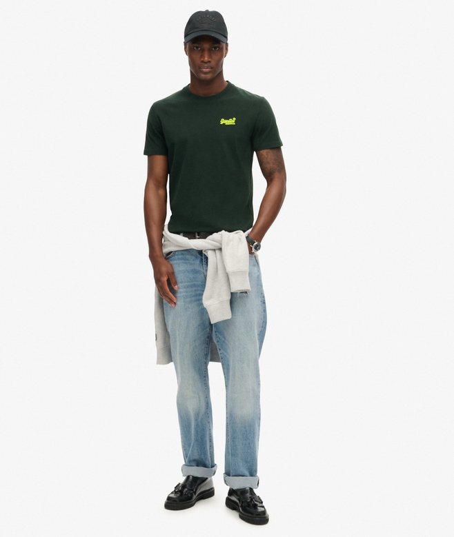 superdry Camiseta de algodón orgánico con logotipo Essential Oferta especial de fábrica