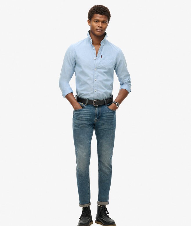 superdry Camisa Oxford de manga larga Promoción trimestral