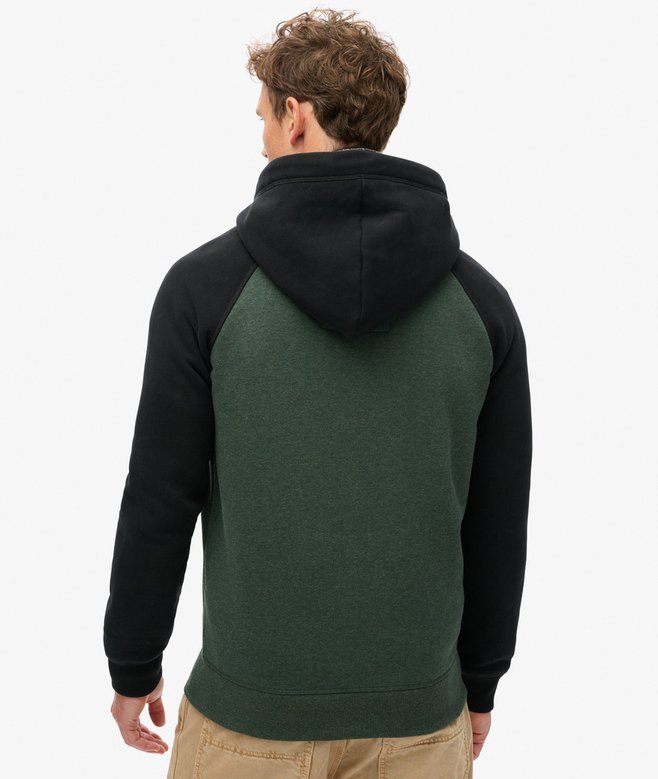 superdry Sudadera de béisbol con capucha y cremallera Essential Tienda de fábrica