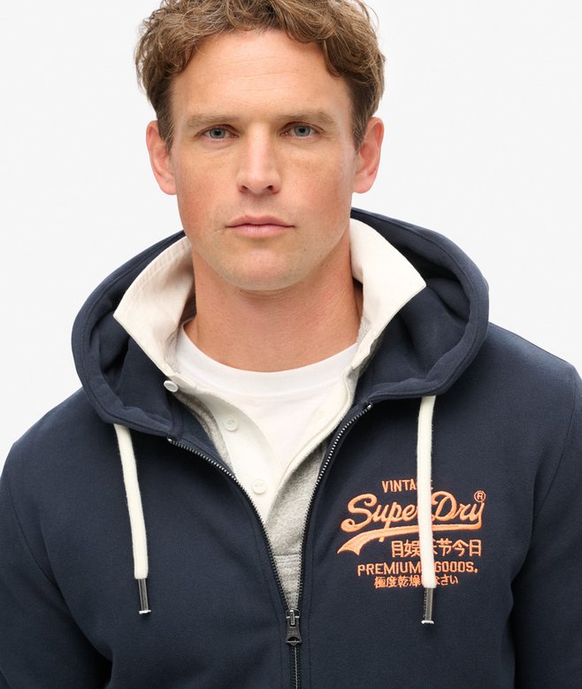 superdry Sudadera flúor con logotipo Vintage Logo Ahorra y exporta