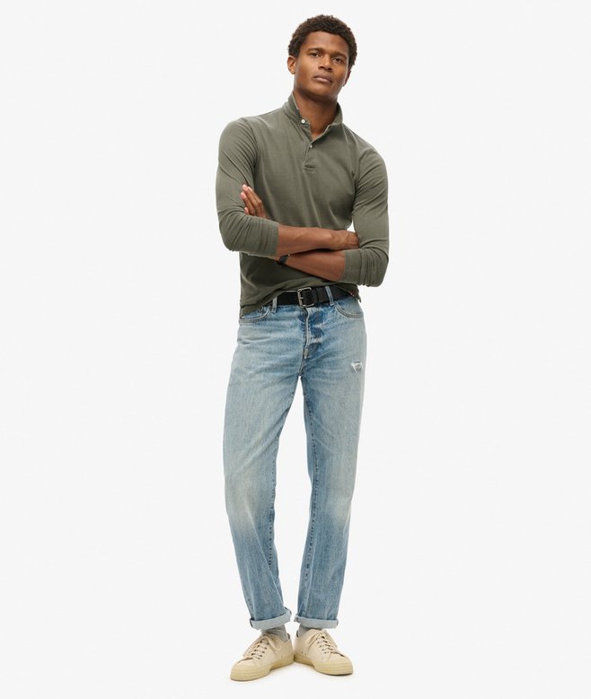 superdry Polo de punto de manga larga Studios Precios de Black Friday