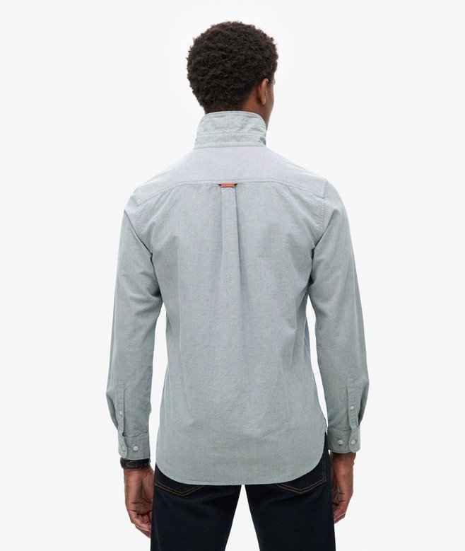 superdry Camisa Oxford de manga larga Descuentos del mes