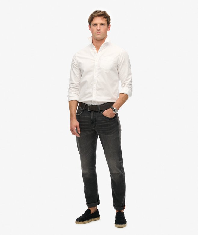 superdry Camisa Oxford de manga larga Descuento por venta flash