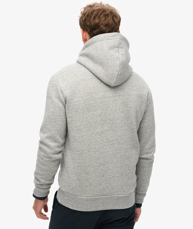 superdry Sudadera de algodón orgánico con capucha y logotipo Vintage Logo Grandes ahorros