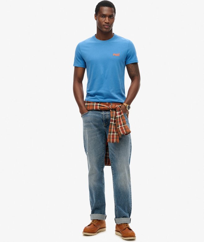 superdry Camiseta de algodón orgánico con logotipo Essential Devoluciones gratuitas
