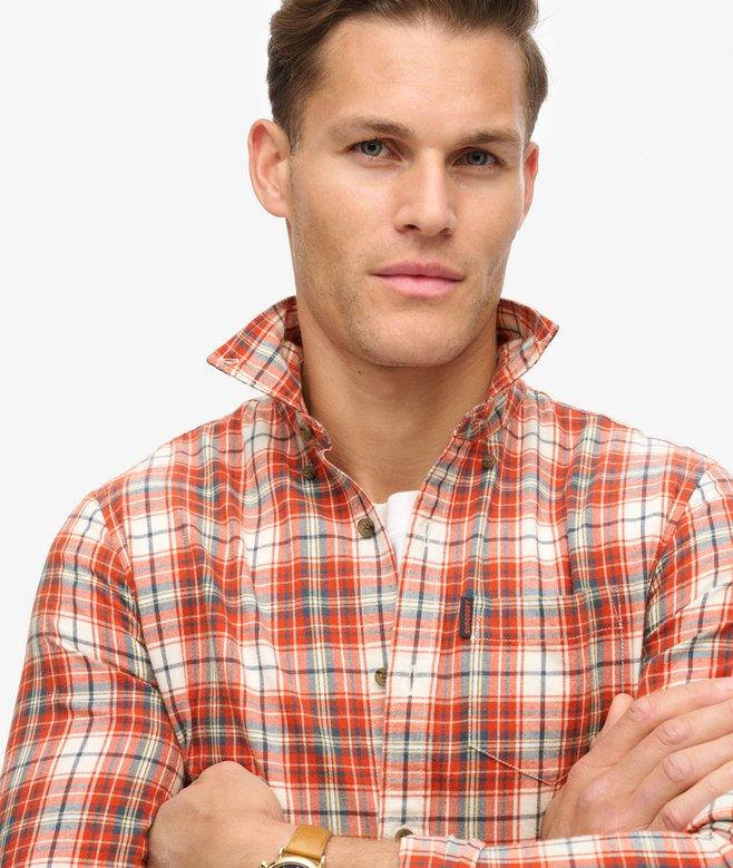 superdry Camisa de algodón orgánico a cuadros vintage Outlet