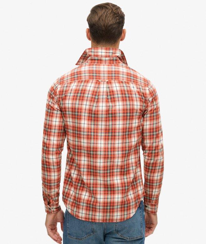 superdry Camisa de algodón orgánico a cuadros vintage Outlet