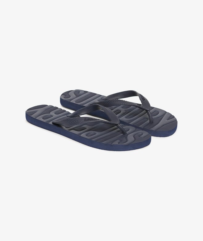 superdry Chanclas veganas con logotipo Vintage Logo Venta caliente