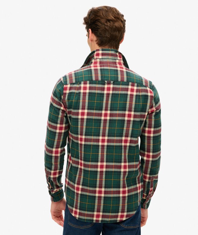 superdry Camisa de leñador de algodón de manga larga Descuento