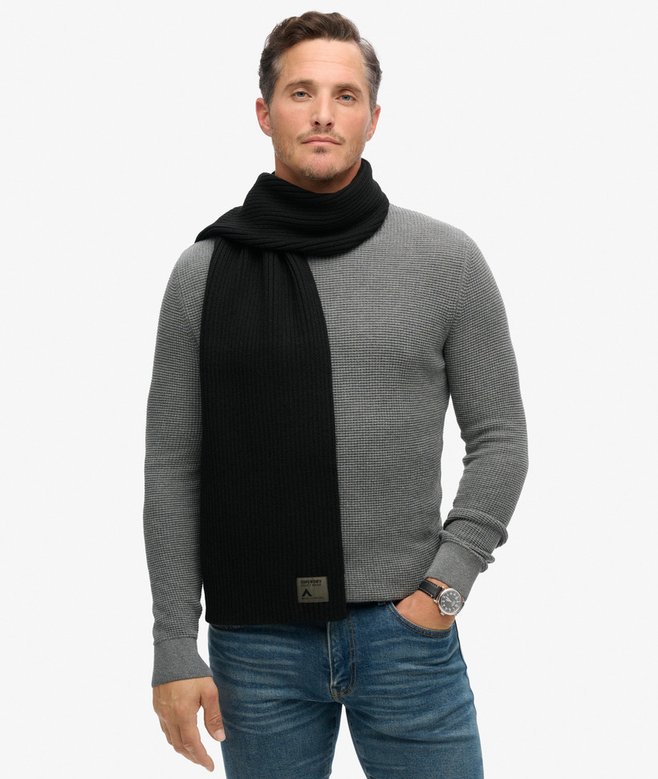 superdry Bufanda de punto Workwear Solo hoy