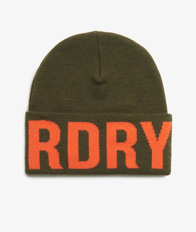 superdry Gorro de punto con el logotipo de la marca Promoción trimestral