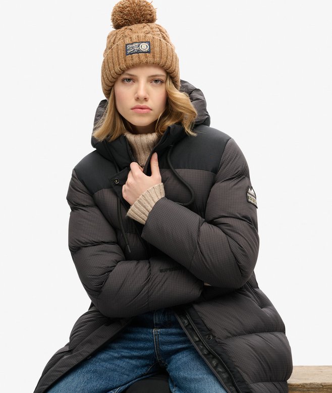superdry Gorro de punto trenzado grueso Superdescuento