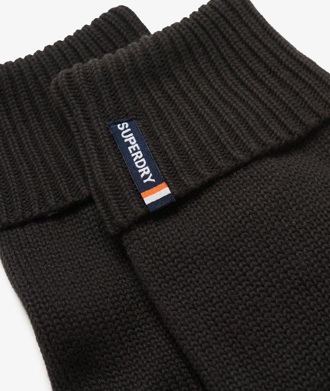 superdry Guantes de punto con logotipo Essential Precios de Black Friday