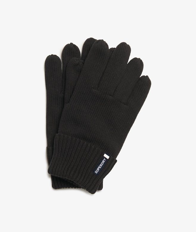 superdry Guantes de punto con logotipo Essential Precios de Black Friday