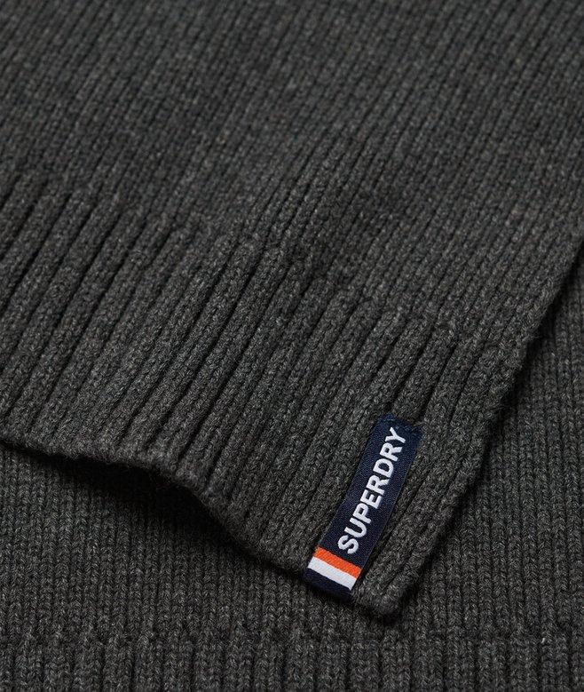 superdry Bufanda de punto con logotipo Essential Grandes ahorros