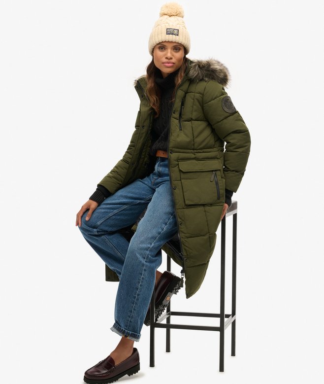 superdry Gorro de punto trenzado grueso En línea