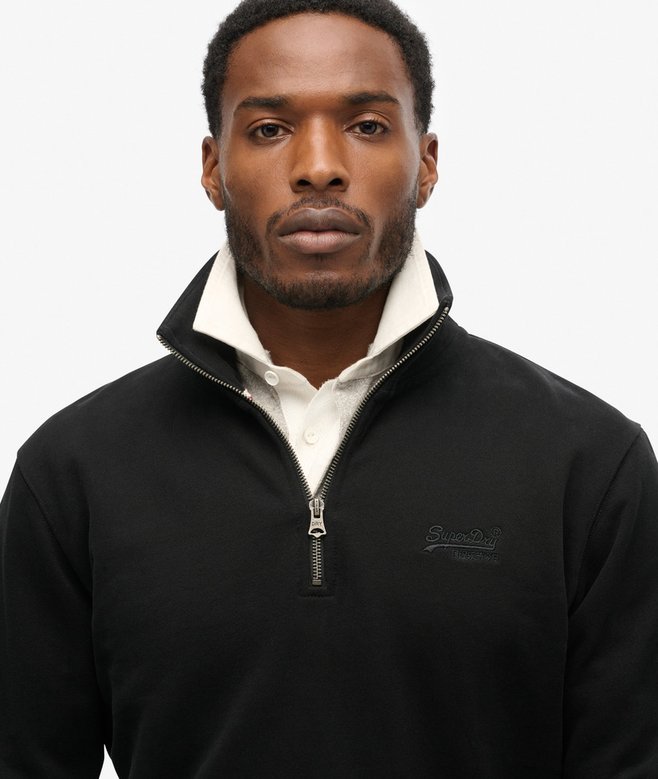 superdry Sudadera con cuello panadero con logotipo Essential Envío gratis