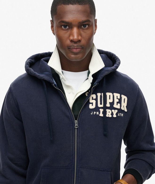 superdry Sudadera con capucha y cremallera Vintage Athletic Precio de fábrica