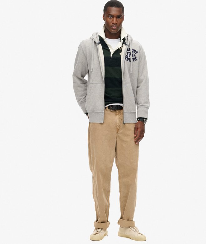 superdry Sudadera con capucha y cremallera Vintage Athletic Promoción por tiempo limitado
