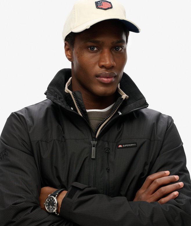 superdry Chaqueta cortavientos con logotipo sin capucha Oferta especial de fábrica