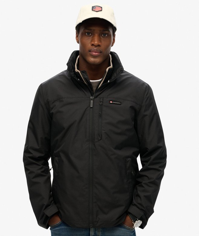 superdry Chaqueta cortavientos con logotipo sin capucha Oferta especial de fábrica