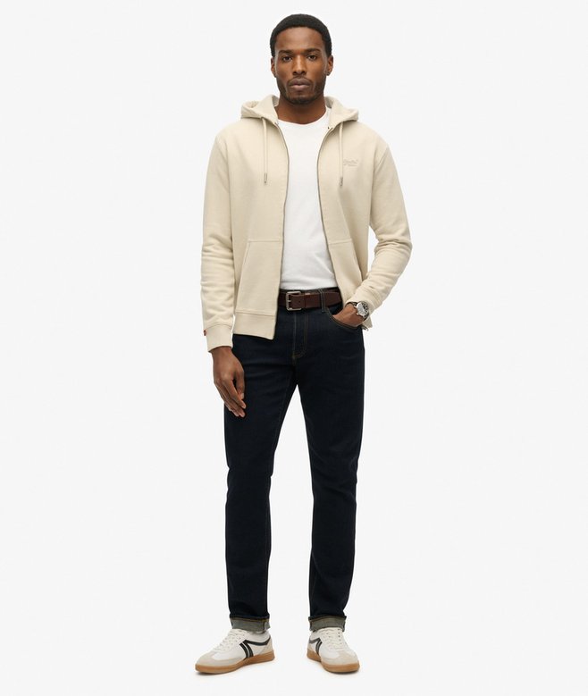 superdry Sudadera con capucha cremallera y logotipo Essential Promoción trimestral