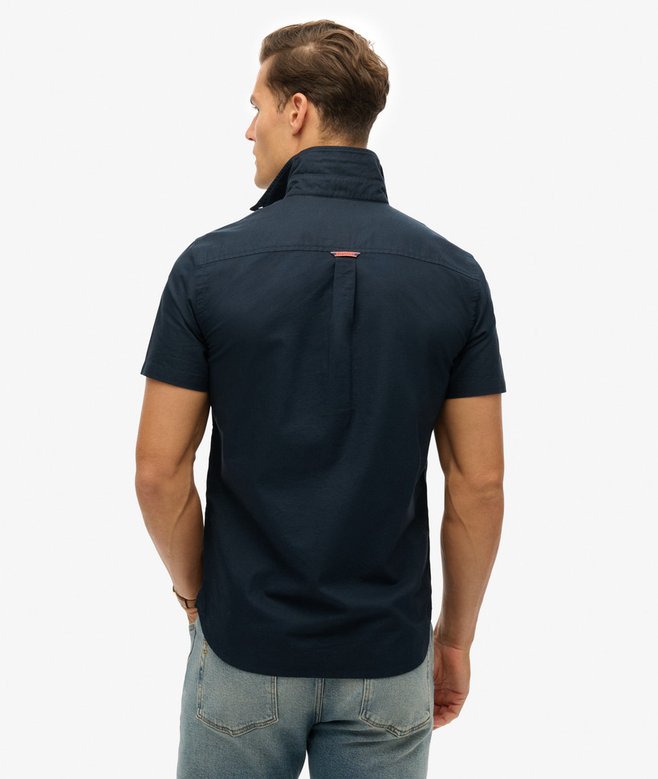 superdry Camisa Oxford de manga corta Liquidación