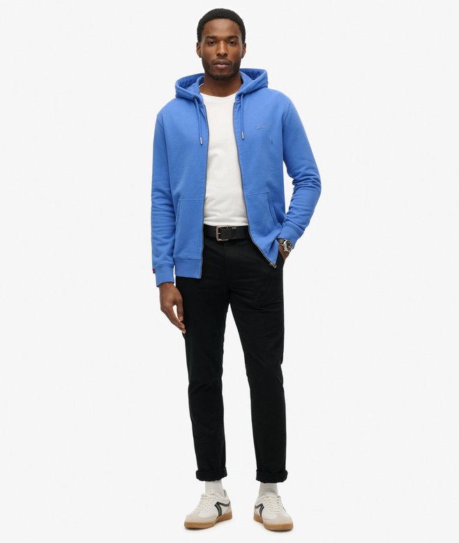 superdry Sudadera con capucha cremallera y logotipo Essential Tienda de fábrica