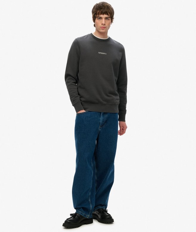 superdry Sudadera con cuello redondo con micrologotipo Limitado a 3 días