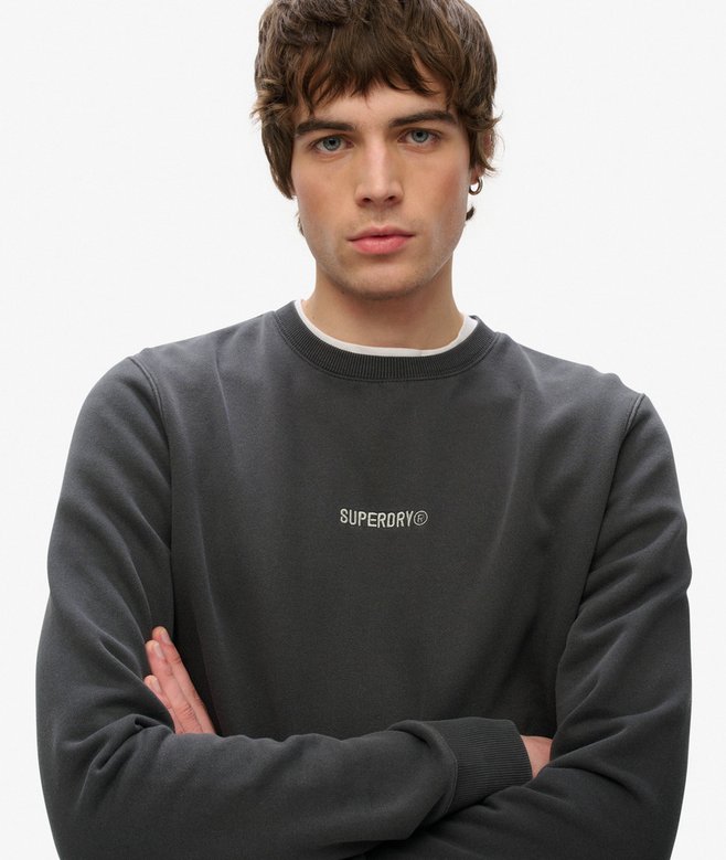 superdry Sudadera con cuello redondo con micrologotipo Limitado a 3 días