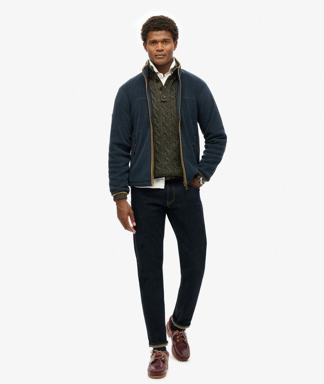 superdry Forro polar con cremallera integral Estate Ofertas especiales