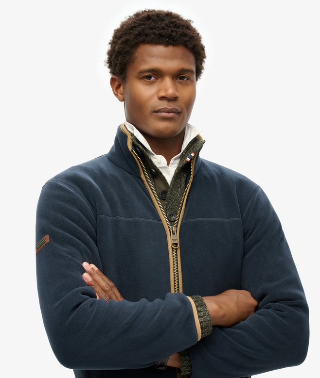 superdry Forro polar con cremallera integral Estate Ofertas especiales