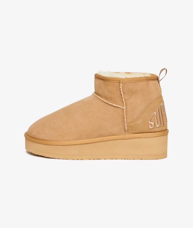 superdry Botas de plataforma de ante con borreguillo Venta caliente