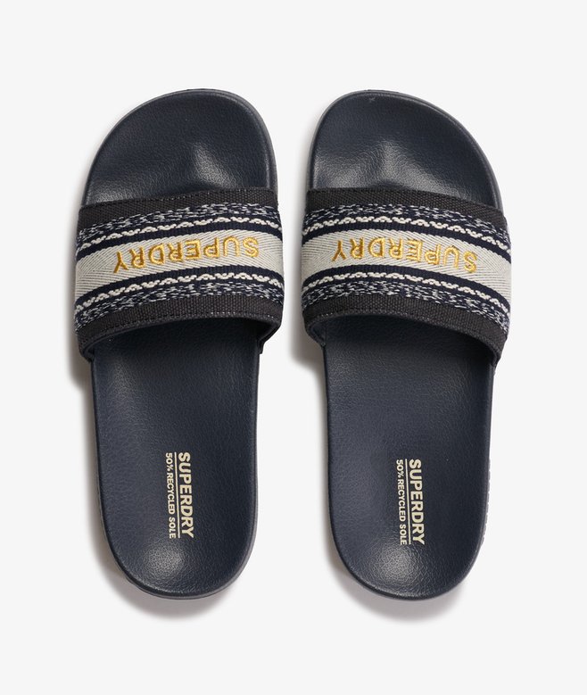 superdry Chanclas de piscina veganas de tira tejida Gran oferta