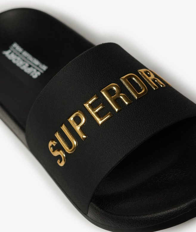 superdry Chanclas de piscina veganas con logo Rebajas de fábrica