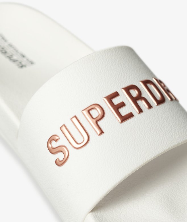 superdry Chanclas de piscina veganas con logo Descuento