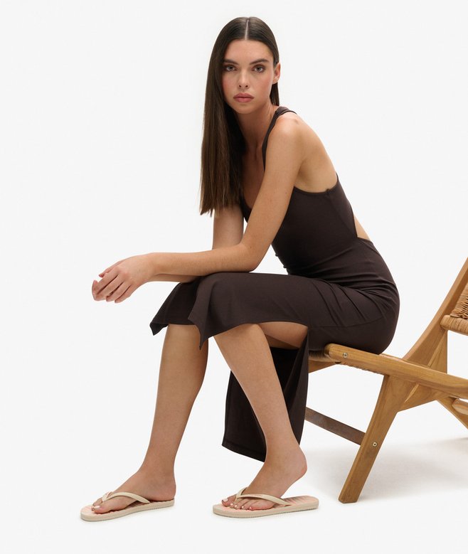 superdry Chanclas veganas con logotipo Vintage Logo Mejor oferta