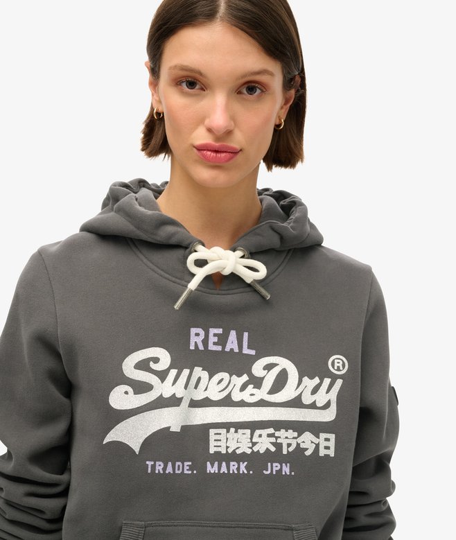 superdry Sudadera gráfica con capucha con adornos y logotipo Vintage Rebajas de fin de temporada