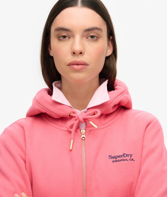 superdry Sudadera con capucha cremallera y logo Essential Outlet
