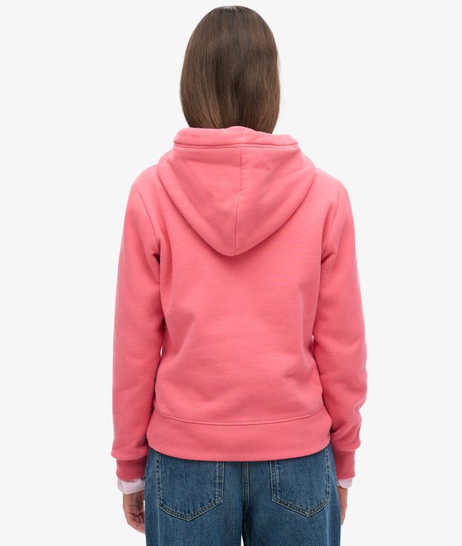 superdry Sudadera con capucha cremallera y logo Essential Outlet