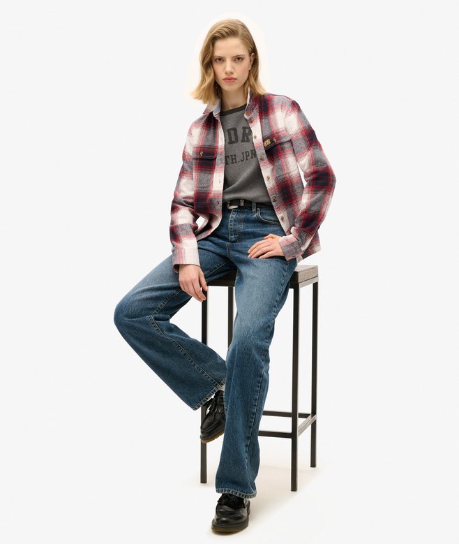 superdry Top ajustado de canalé y manga larga Athletic Essentials Ofertas
