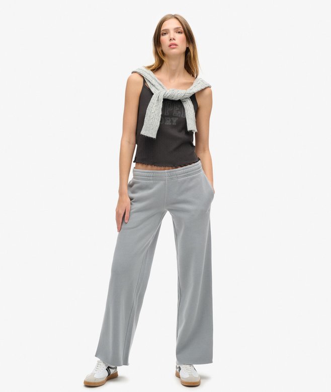 superdry Top de tirantes en ponteille con estampado Athletic Essentials En oferta